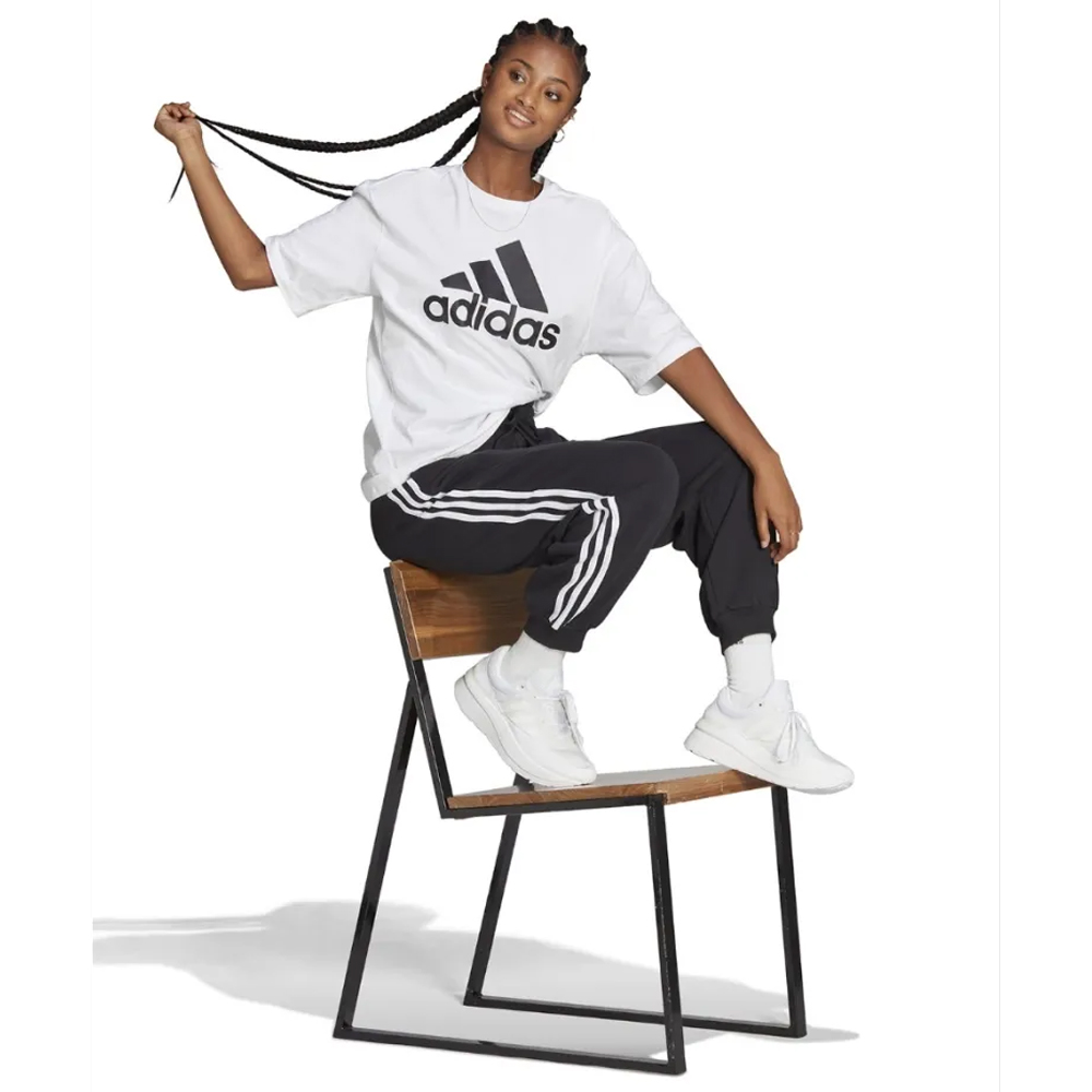 ADIDAS Essentials 3-Stripes French Terry Loose-Fit Pants Γυναικείο Παντελόνι Φόρμας - 3