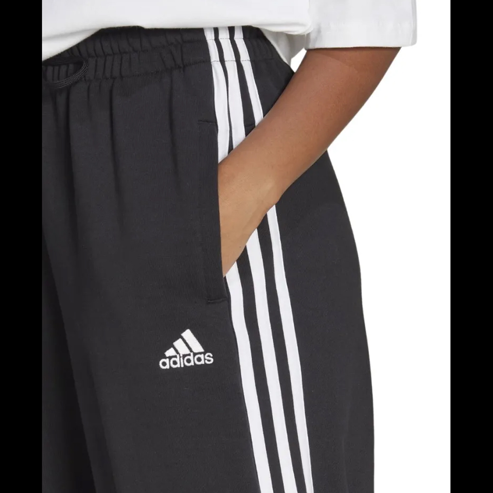 ADIDAS Essentials 3-Stripes French Terry Loose-Fit Pants Γυναικείο Παντελόνι Φόρμας - 4