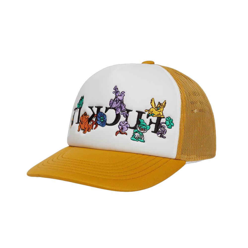 HUF Trip Trucker Hat Καπέλο Unisex - Κίτρινο