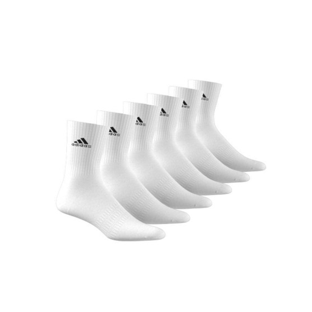 ADIDAS Cushioned Sportswear Crew Socks 6 Pairs Unisex Κάλτσες 6 Ζεύγη  - 2