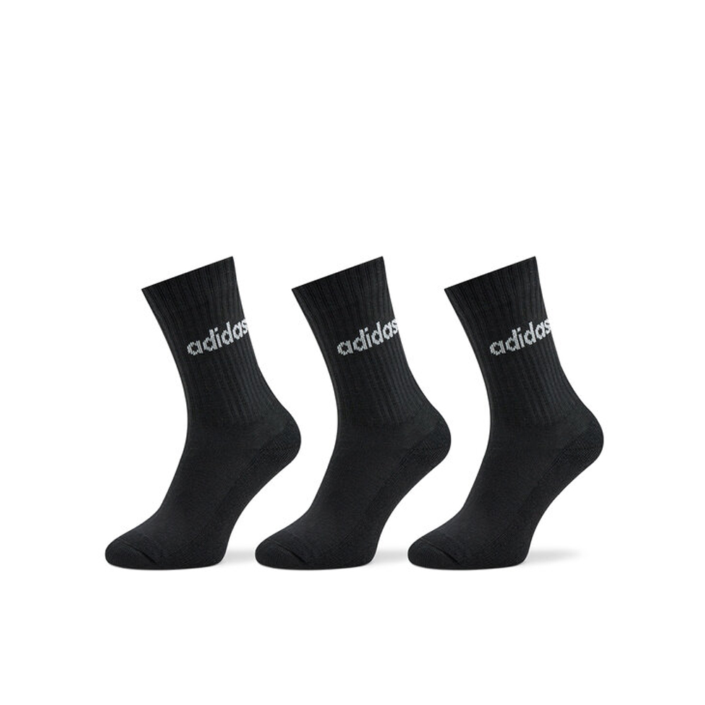 ADIDAS Linear Crew Cushioned Socks 3-pairs Unisex Κάλτσες 3 ζεύγη - 2