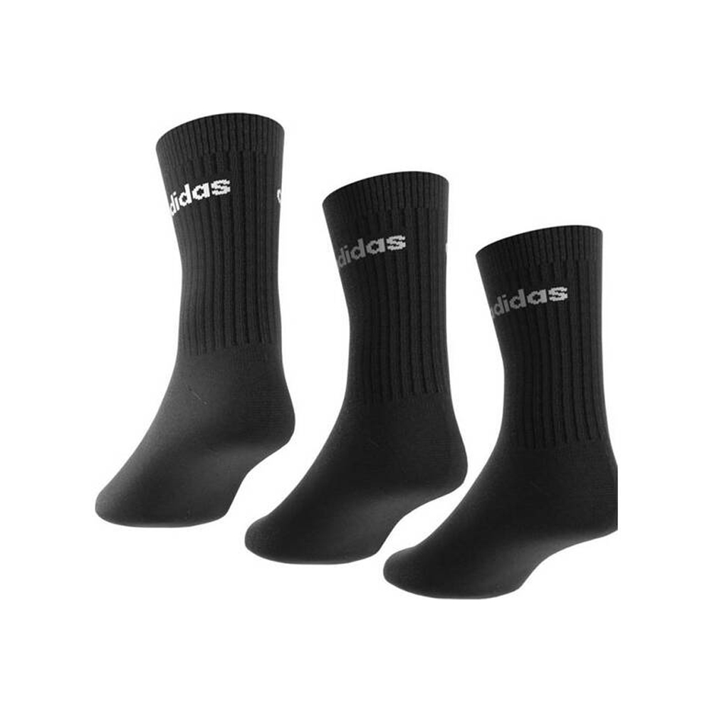 ADIDAS Linear Crew Cushioned Socks 3-pairs Unisex Κάλτσες 3 ζεύγη - 3