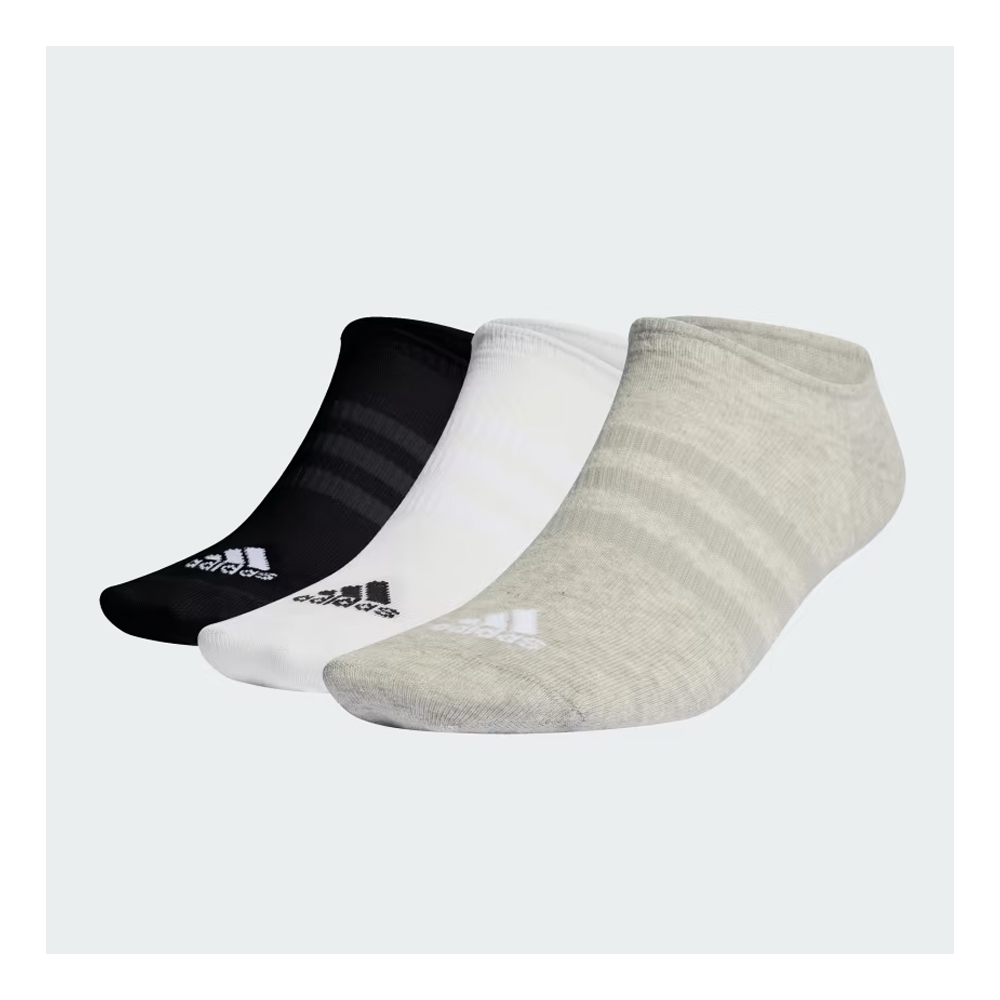 ADIDAS Thin and Light No-Show Socks 3 Pairs Κάλτσες χαμηλές 3 ζεύγη - Multi