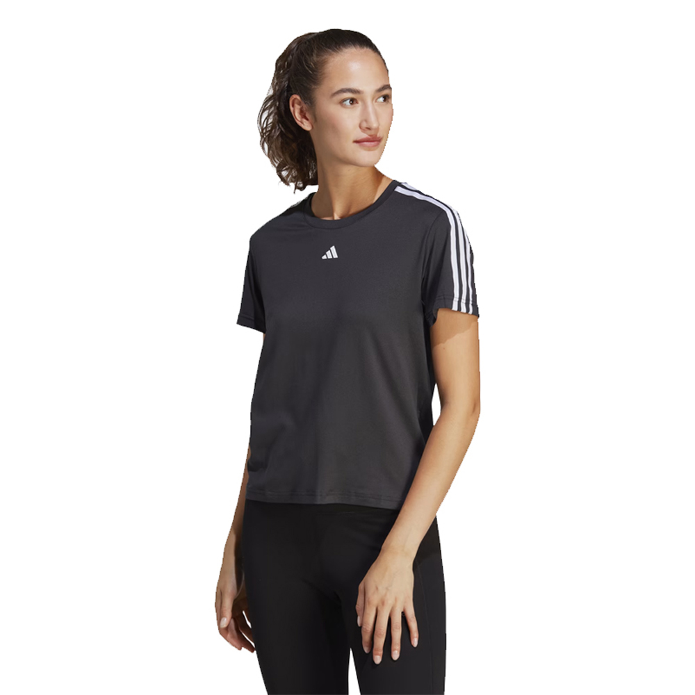 ADIDAS Performance Train Essentials 3-Stripes Tee  Γυναικείο T-Shirt - Μαύρο