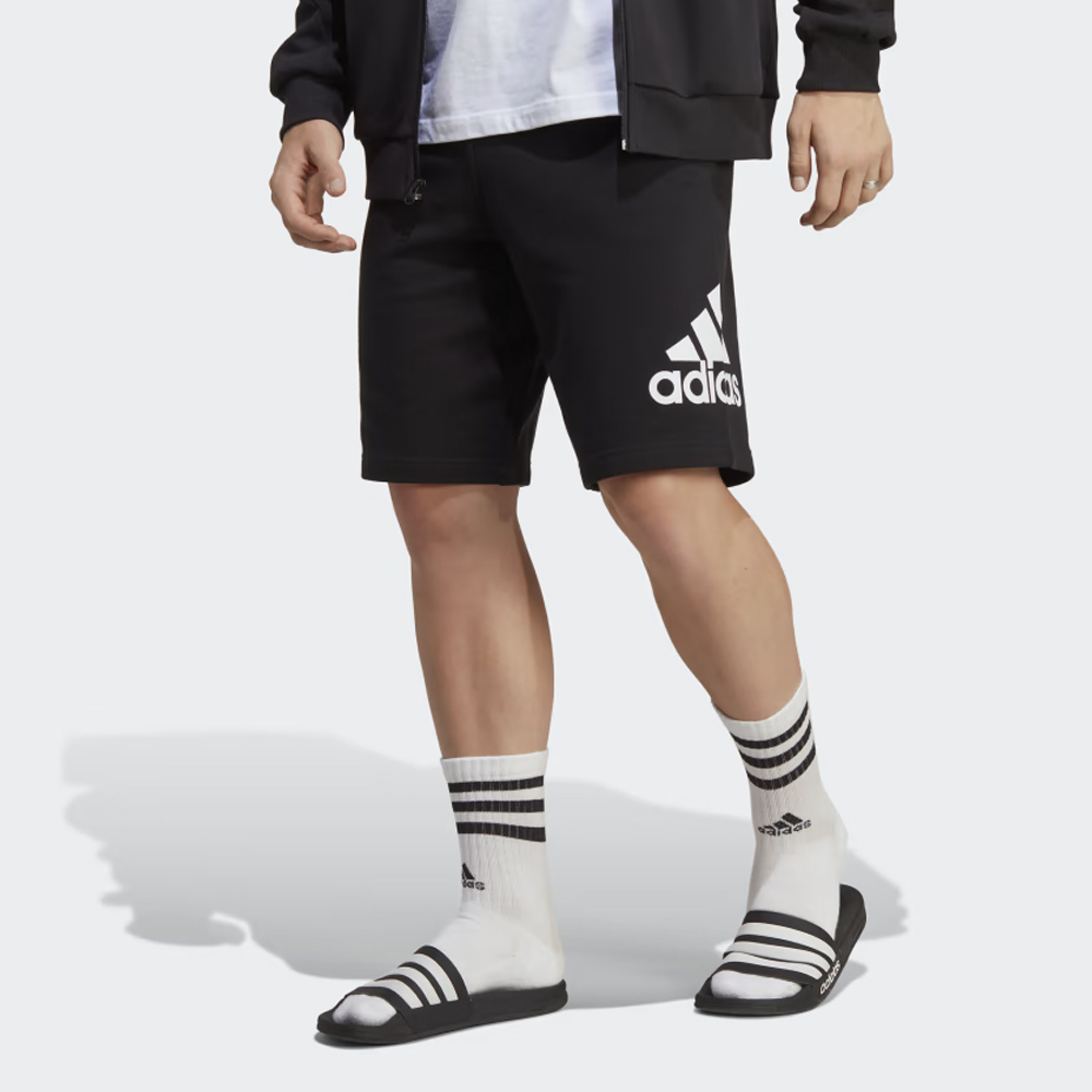 ADIDAS Essentials Big Logo French Terry Shorts Ανδρικό Σορτς - Μαύρο