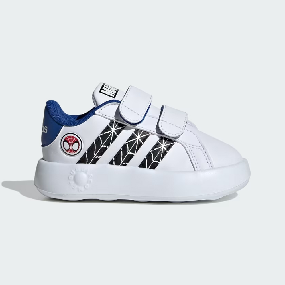 ADIDAS Marvel's Spider-Man Grand Court Shoes Παιδικά Sneakers - Λευκό-μπλε