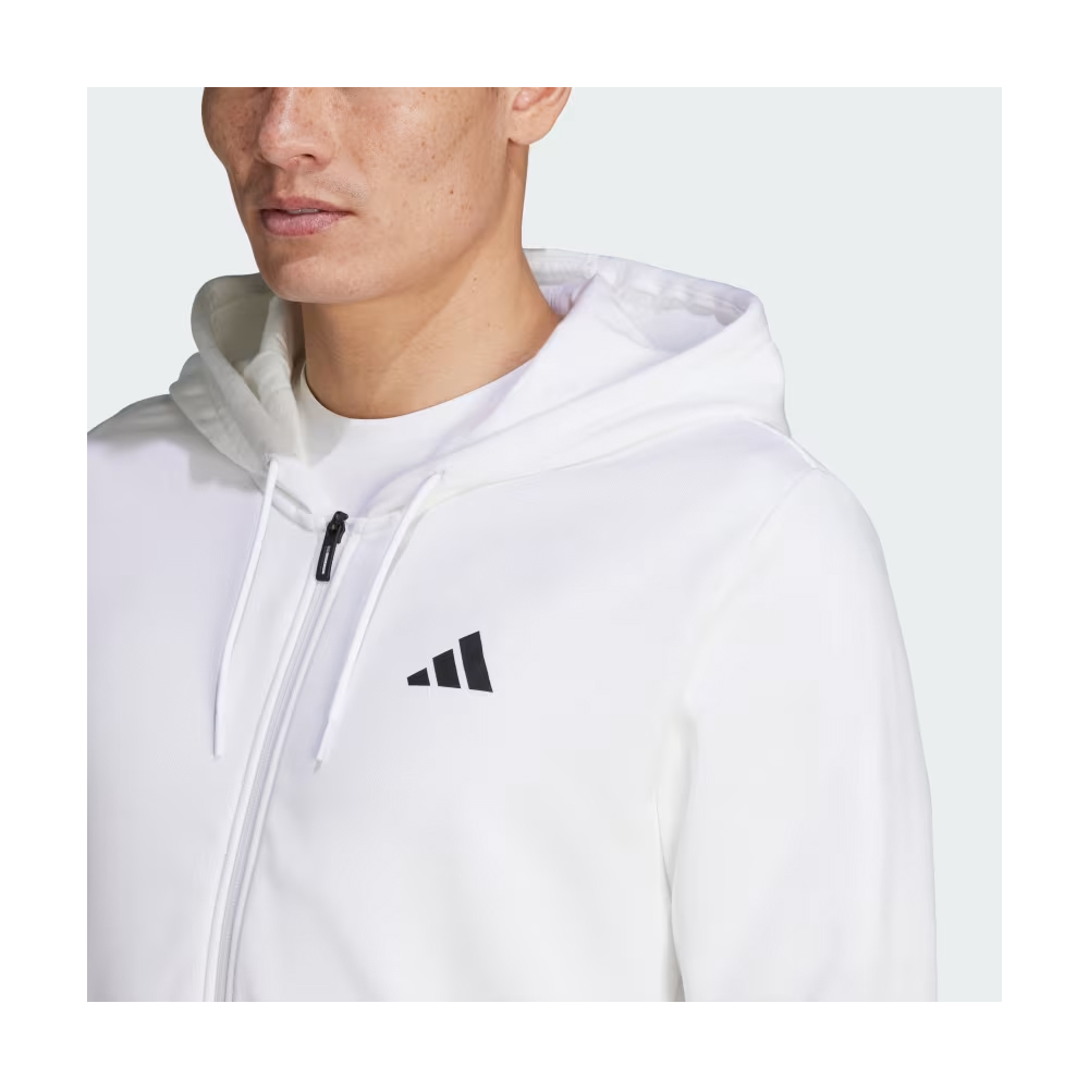 ADIDAS Club Teamwear Full Zip Tennis Hoodie Ανδρική Ζακέτα - 4