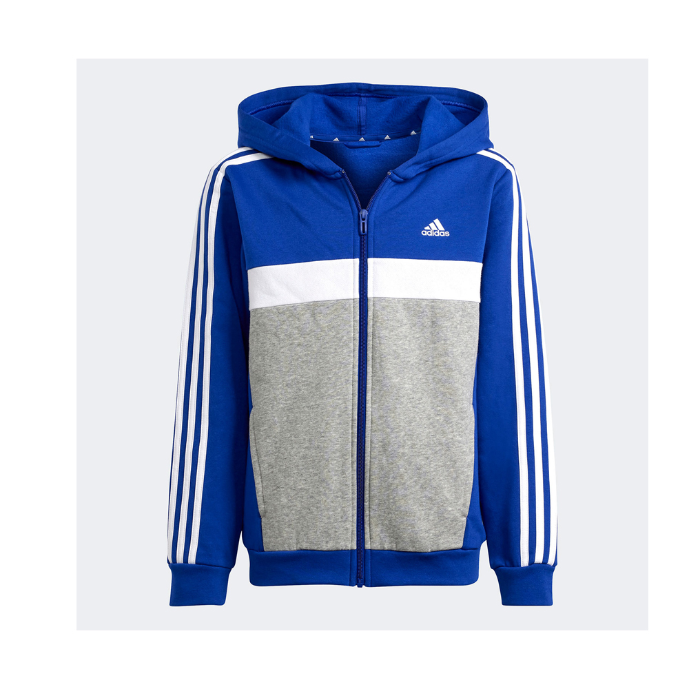 ADIDAS Junior 3-Stripes Tiberio Fleece Track Suit Παιδικό Σετ Φόρμα - Ζακέτα - 3