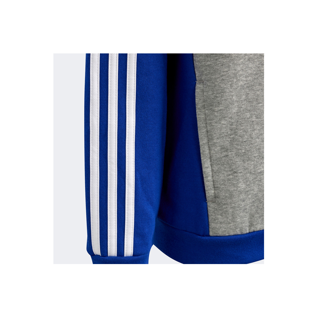 ADIDAS Junior 3-Stripes Tiberio Fleece Track Suit Παιδικό Σετ Φόρμα - Ζακέτα - 5