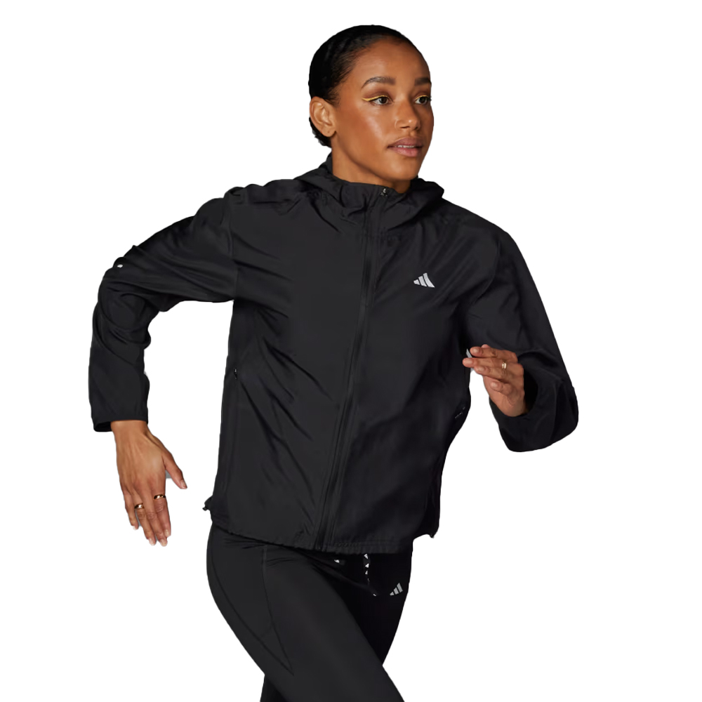 ADIDAS Run It Jacket Γυναικείο Αθλητικό Μπουφάν - Μαύρο