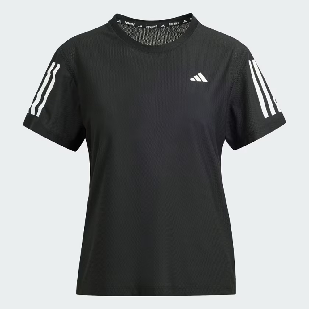 ADIDAS Own The Run Tee Γυναικείο T-Shirt - Μαύρο