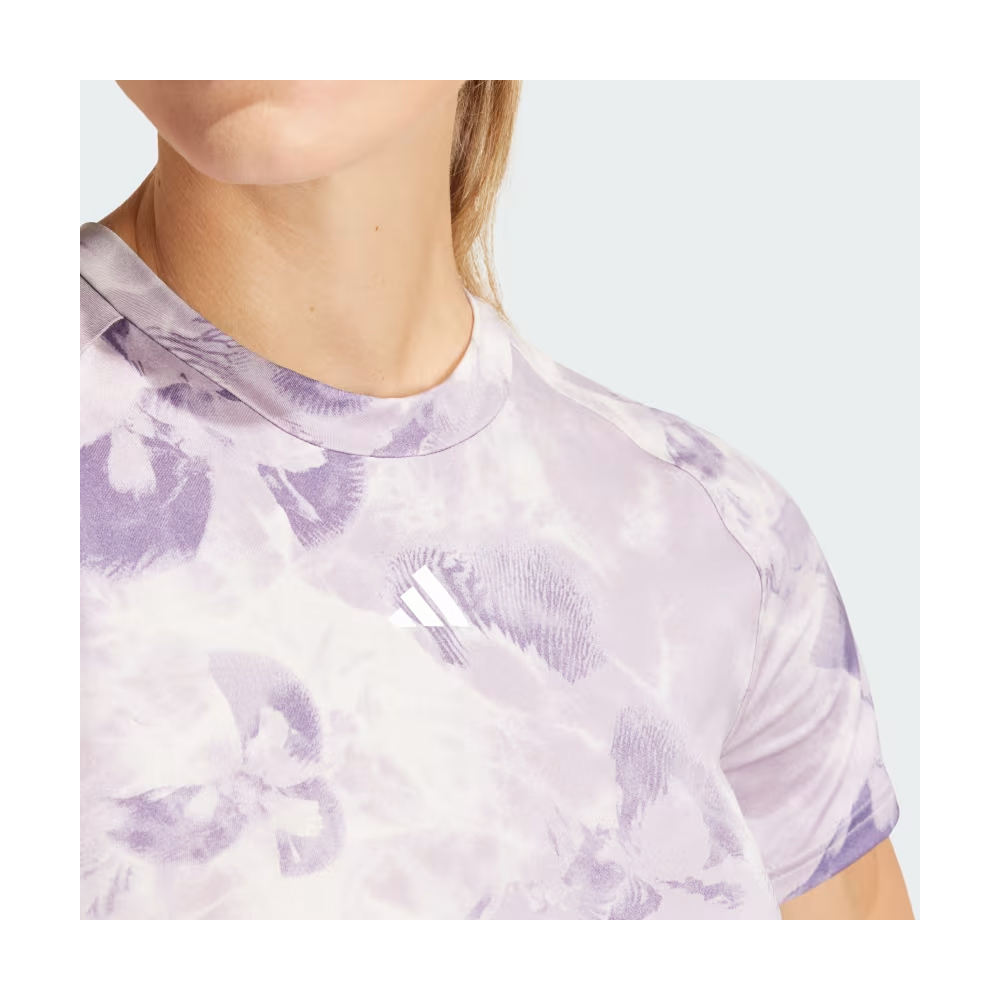 ADIDAS Train Essentials Aop Flower Tie-Dye Tee Γυναικείο T-Shirt - 4