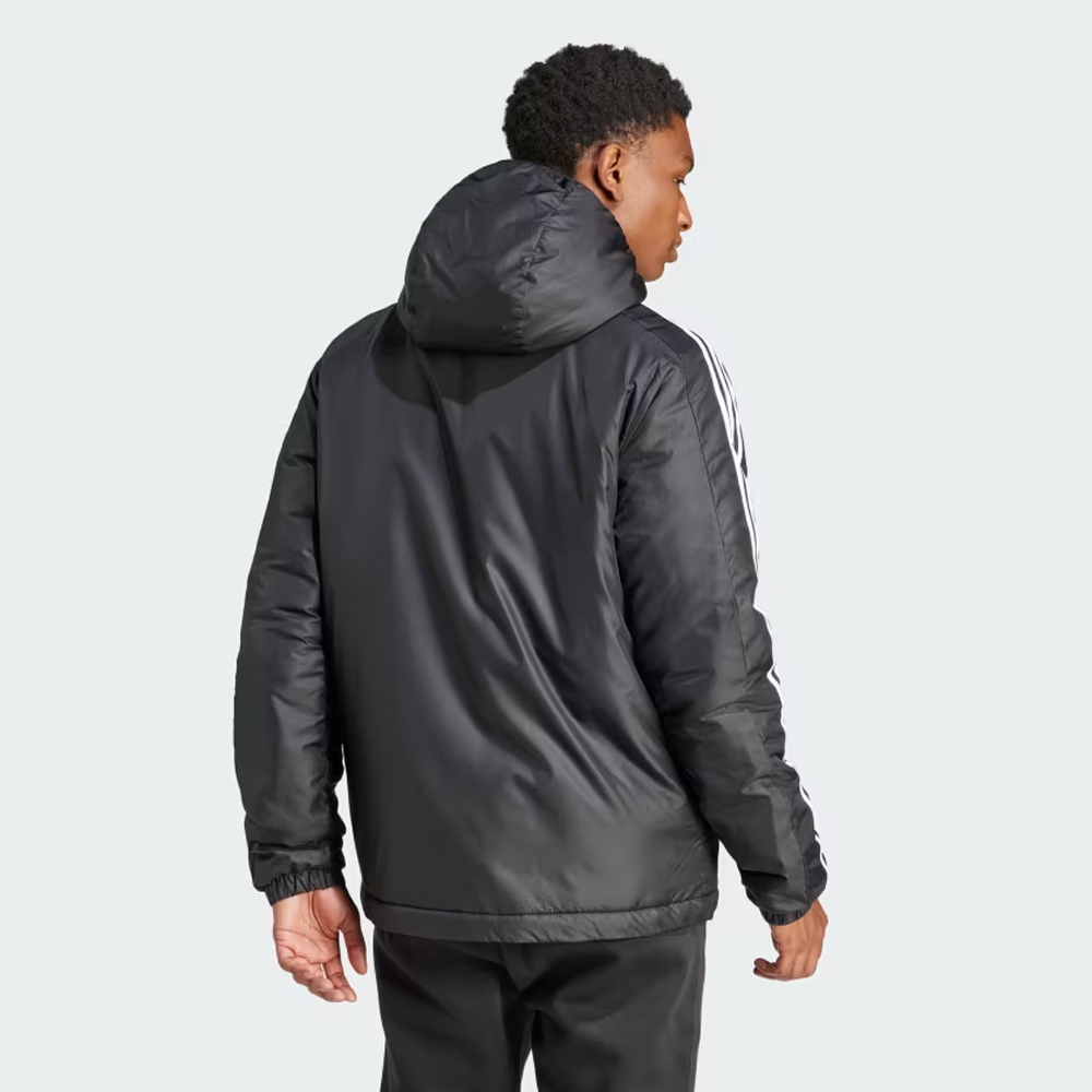 ADIDAS Essentials 3-Stripes Insulated Hooded Jacket Ανδρικό Μπουφάν - 2