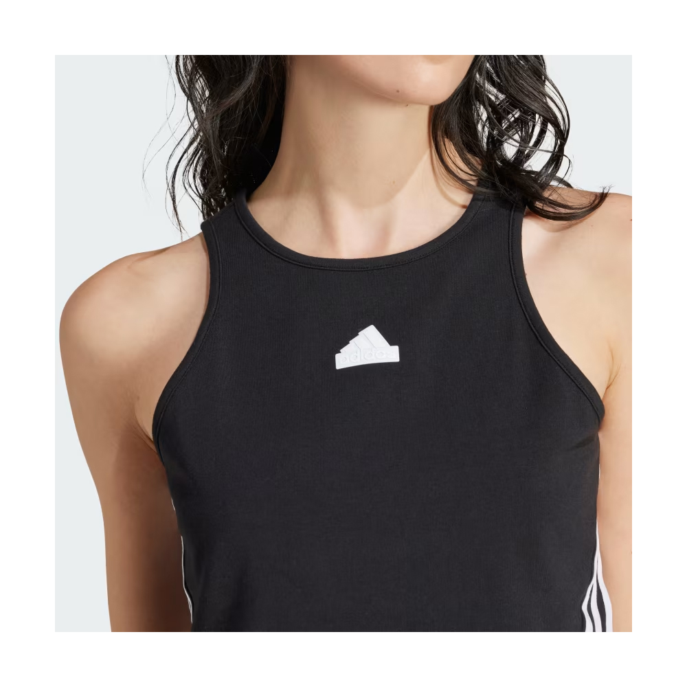 ADIDAS Future Icons 3-Stripes Tank Top Γυναικείο Αμάνικο Crop Top - 4