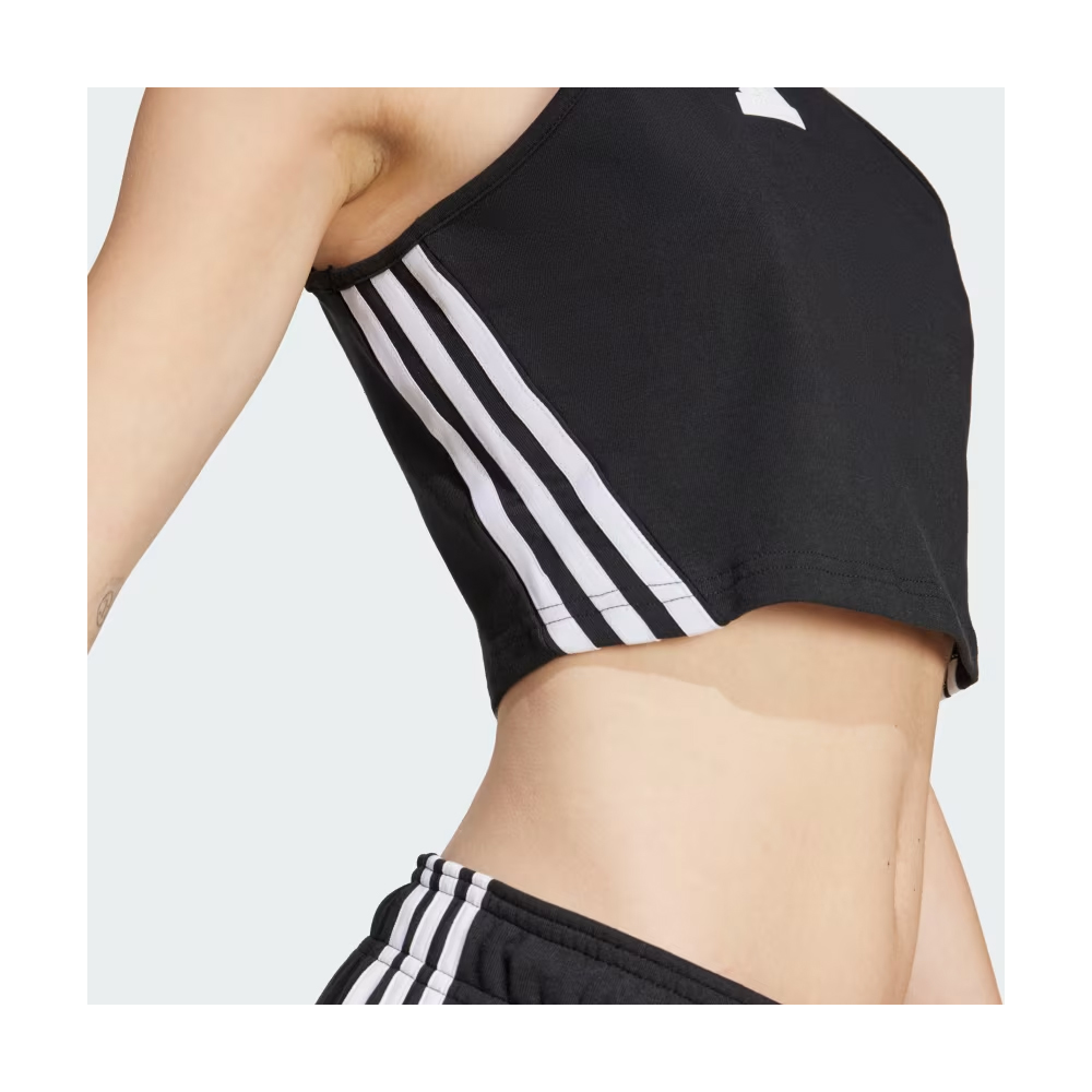 ADIDAS Future Icons 3-Stripes Tank Top Γυναικείο Αμάνικο Crop Top - 5