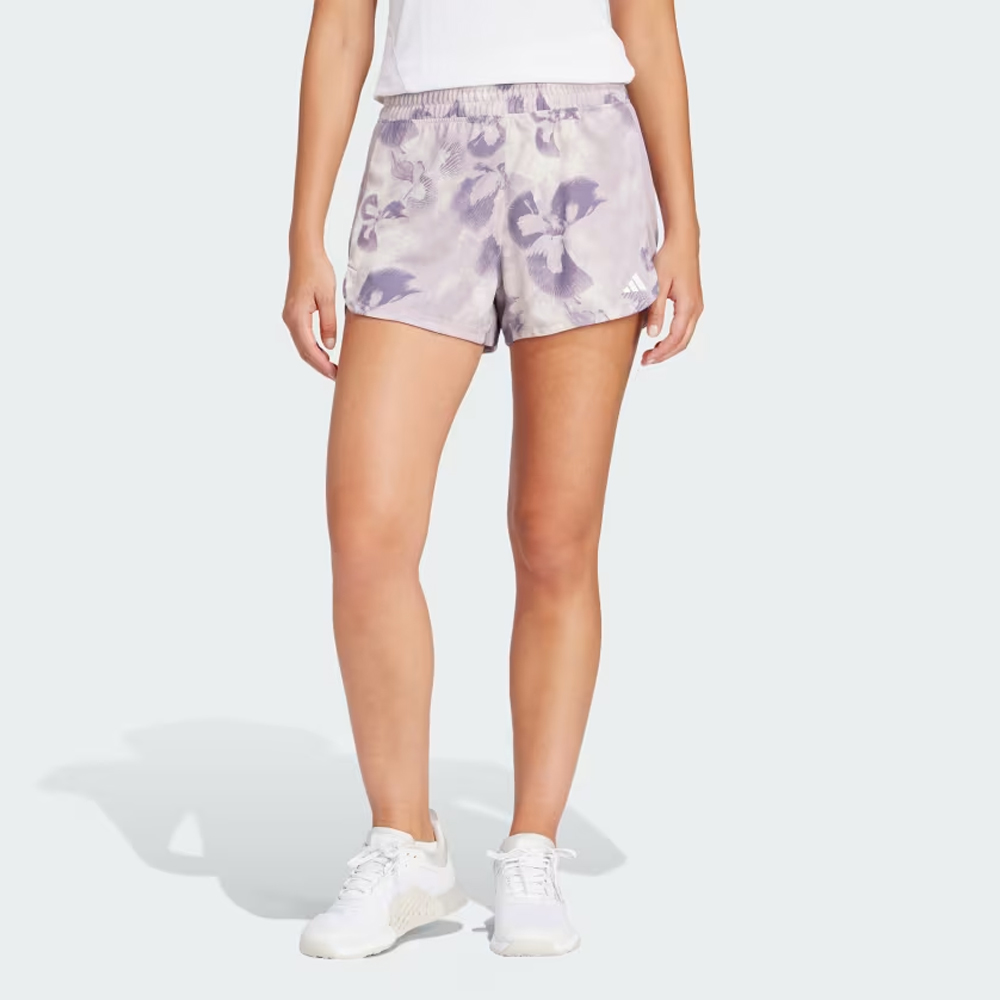 ADIDAS Pacer Essentials Aop Flower Tie-Dye Knit Shorts Γυναικείο Σορτς - Μωβ