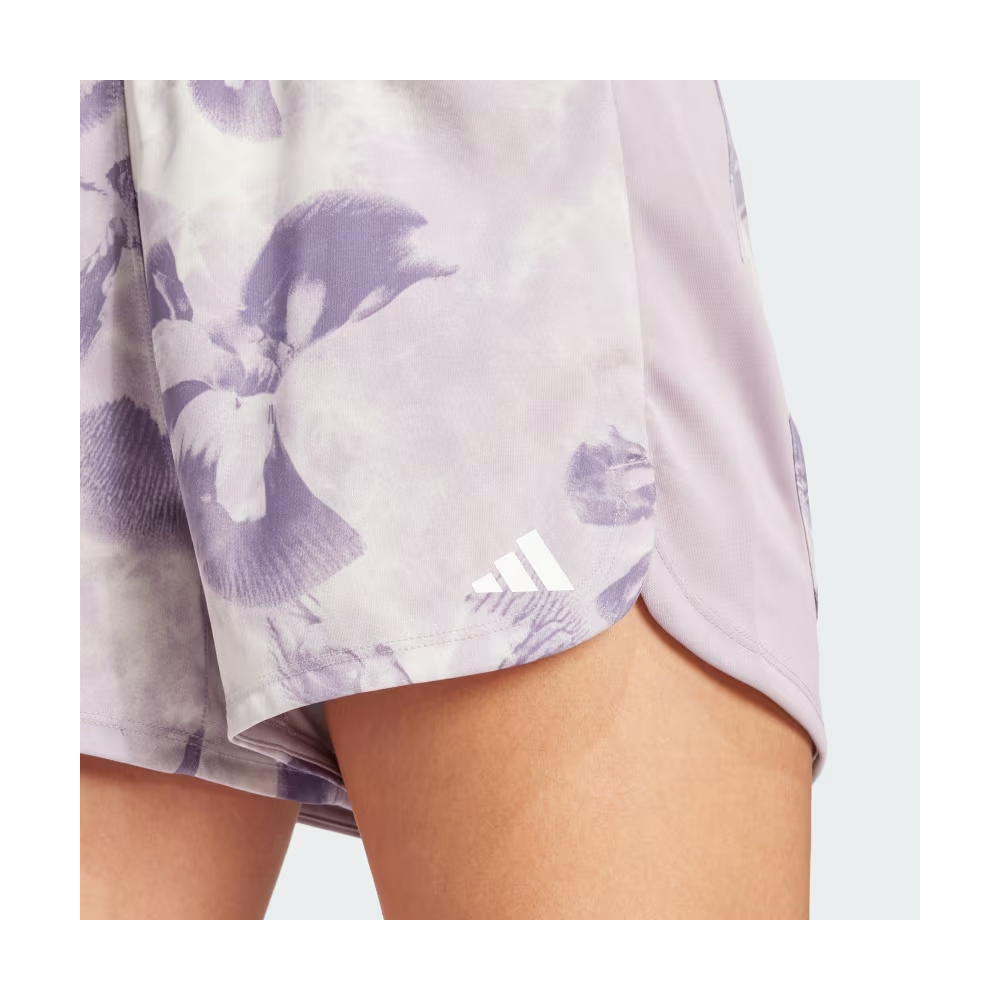 ADIDAS Pacer Essentials Aop Flower Tie-Dye Knit Shorts Γυναικείο Σορτς - 4