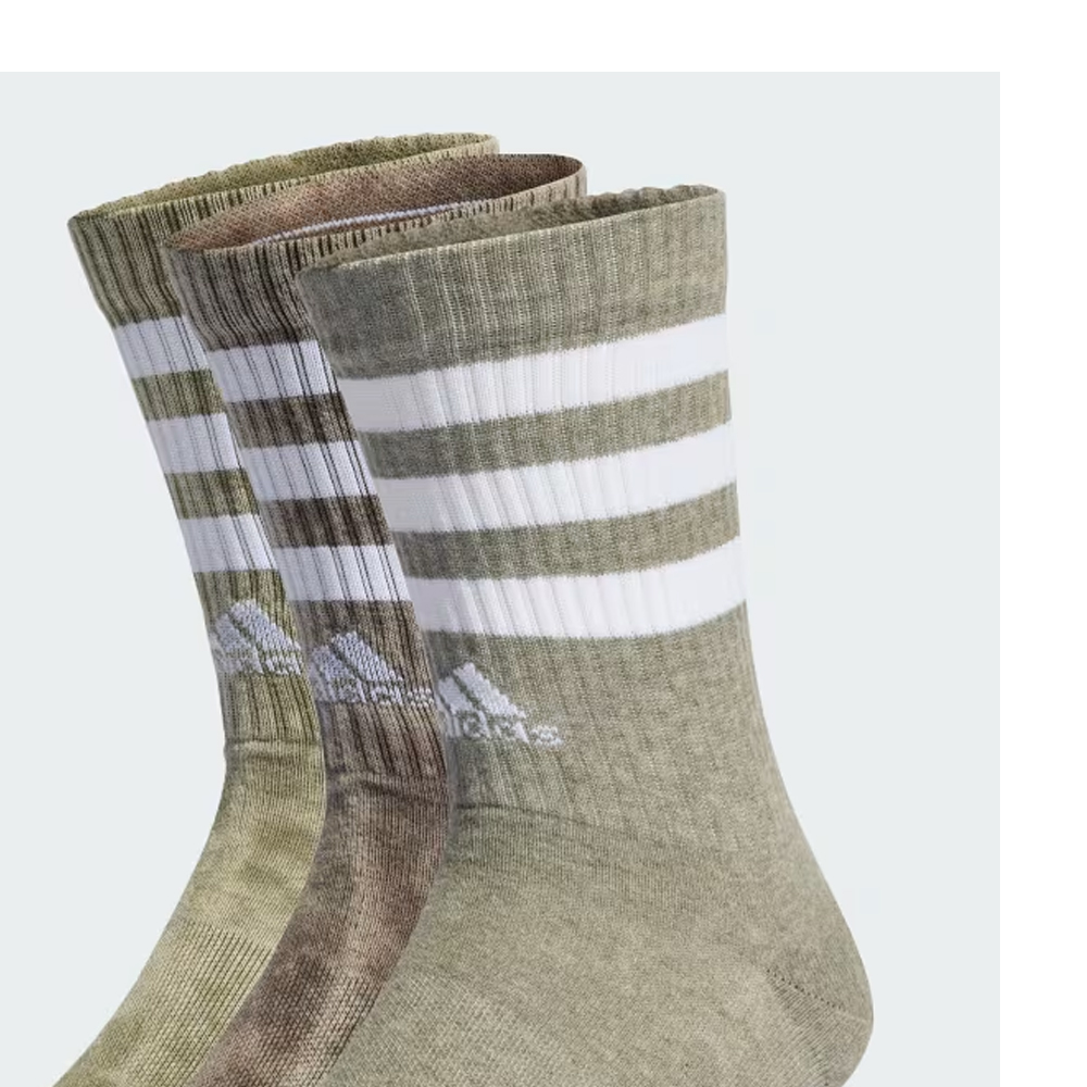 ADIDAS 3-Stripes Stonewash Crew Socks 3 pairs Unisex Κάλτσες 3 ζεύγη - 2