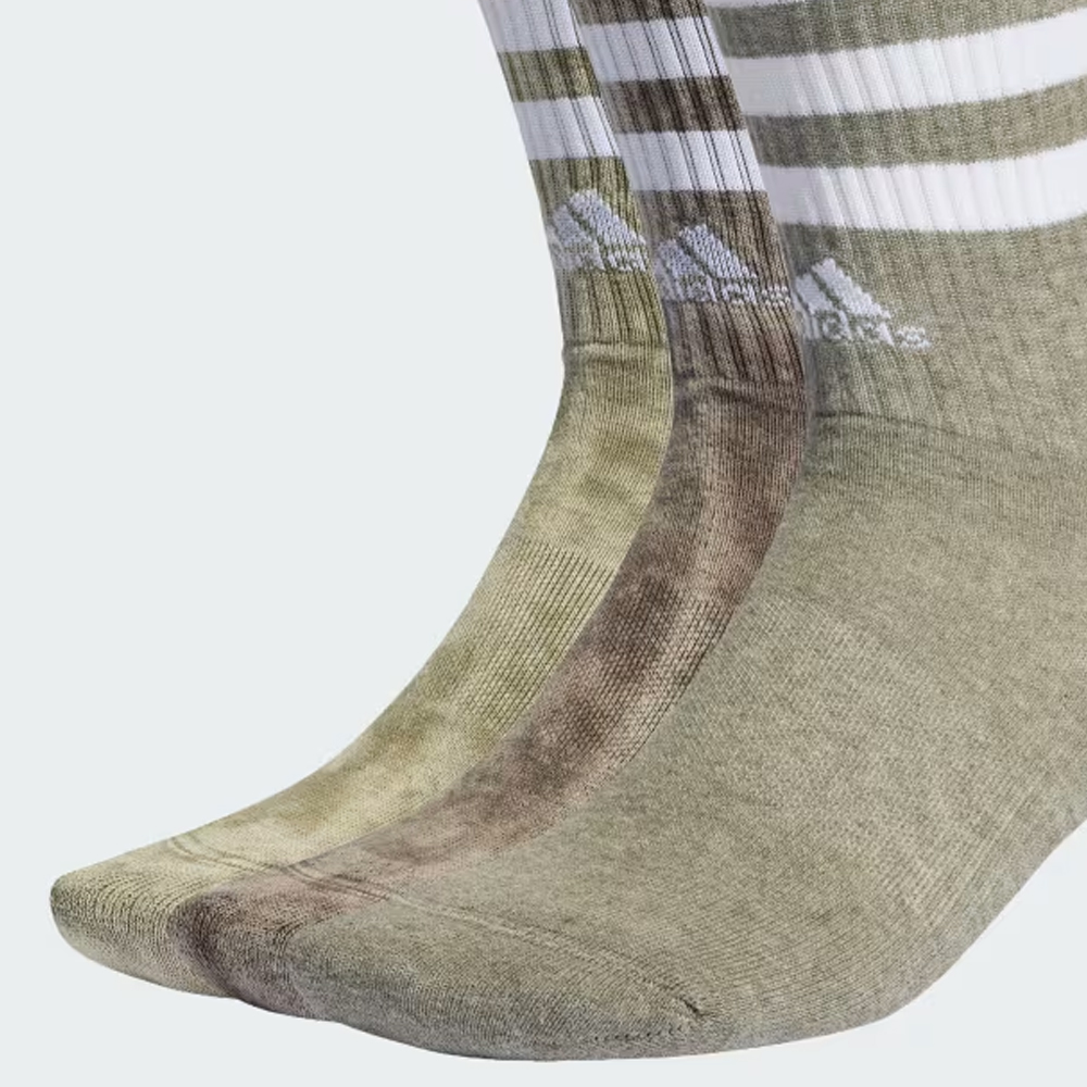 ADIDAS 3-Stripes Stonewash Crew Socks 3 pairs Unisex Κάλτσες 3 ζεύγη - 3