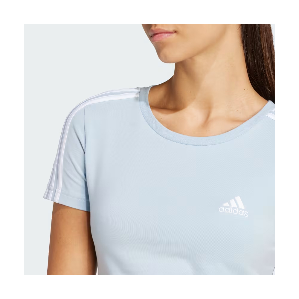 ADIDAS Essentials 3-Stripes Tee Γυναικείο Cropped T-Shirt - 4