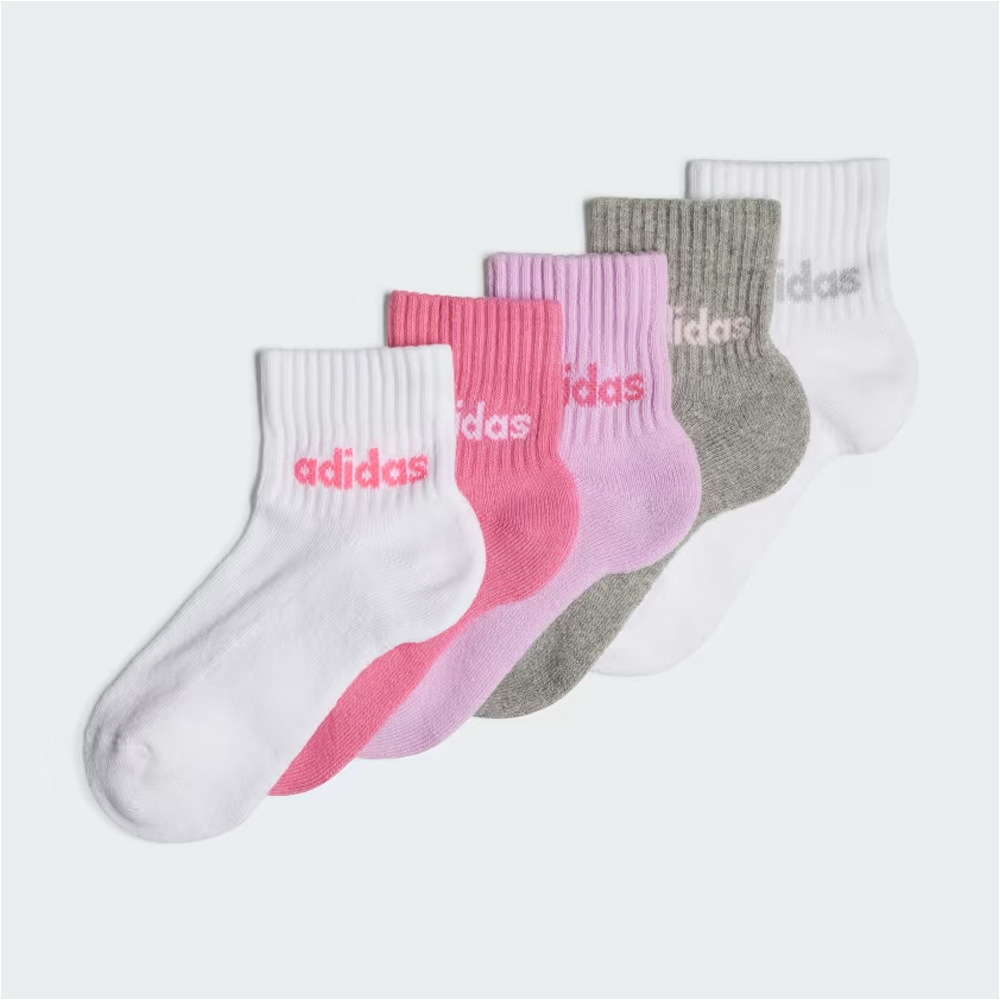 ADIDAS Linear Ankle Socks 5 Pairs Παιδικές Κάλτσες 5 ζεύγη - Multi