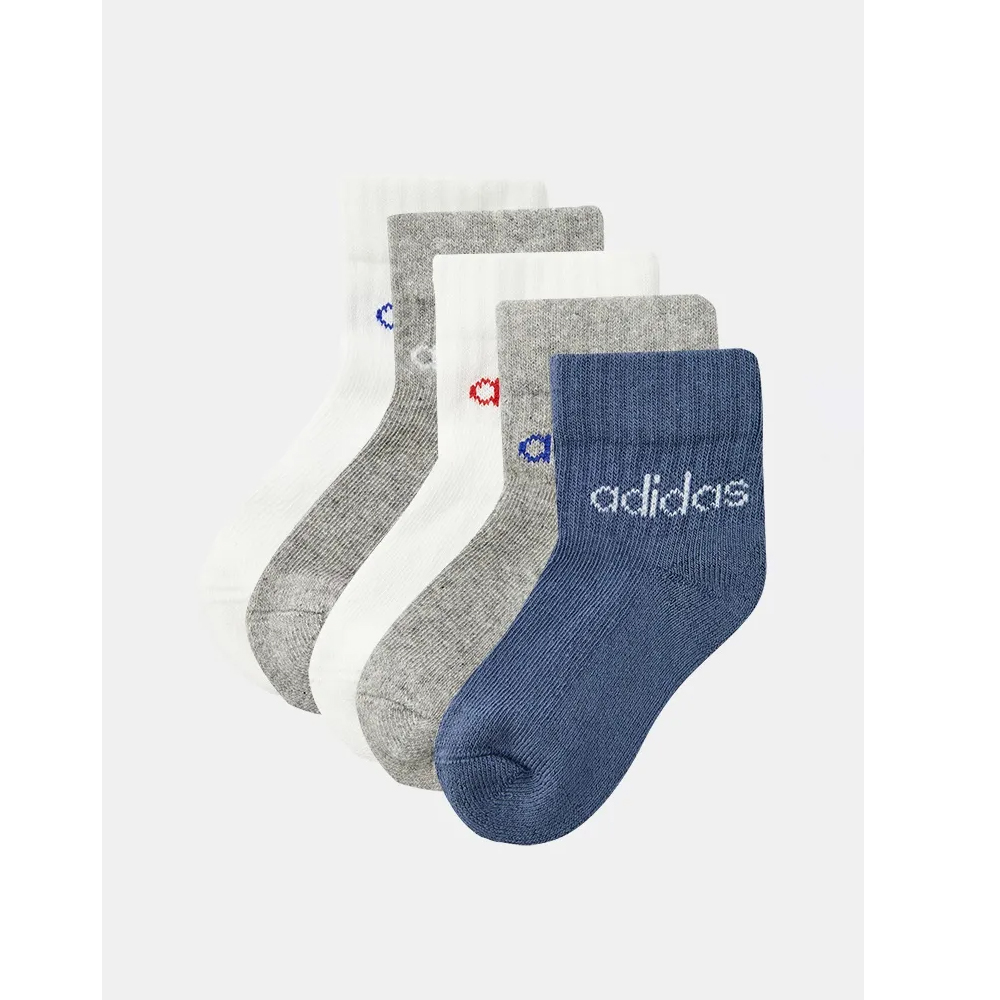 ADIDAS Linear Ankle Socks 5 Pairs Παιδικές Κάλτσες 5 ζεύγη - 2