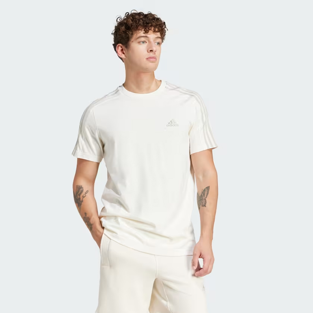 ADIDAS Men's 3-Stripes Single Jersey Tee Ανδρικό T-Shirt - 1