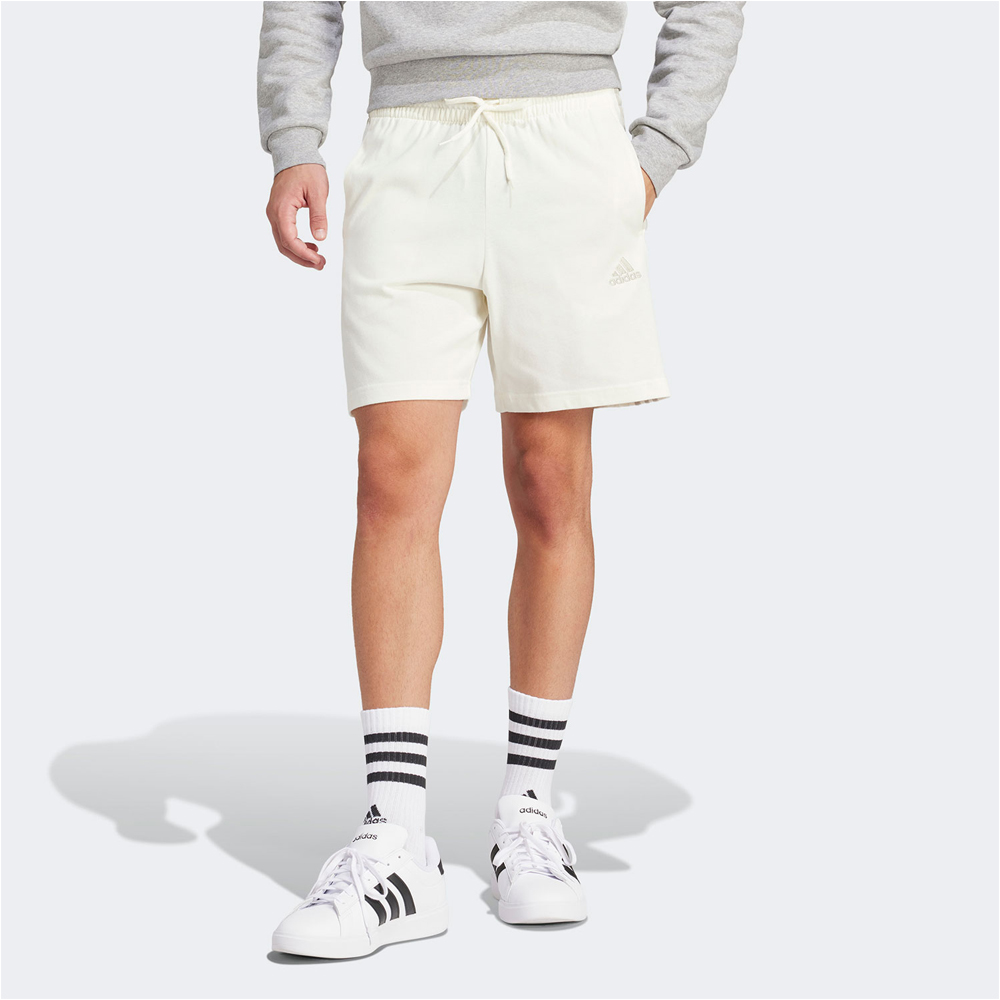 ADIDAS Essentials 3-Stripes Shorts Ανδρικό Σορτς - Κρεμ