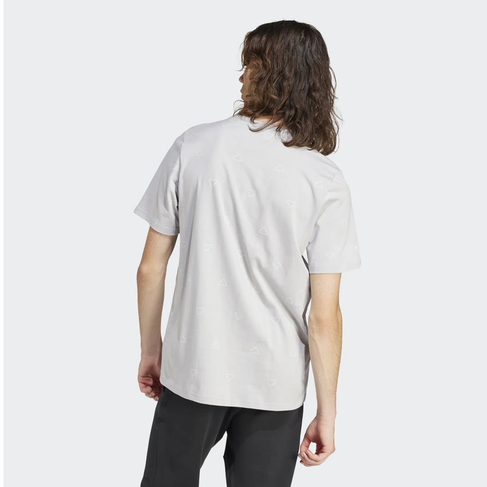 ADIDAS M Monogram Tee Single Jersey Ανδρικό T-Shirt - 2