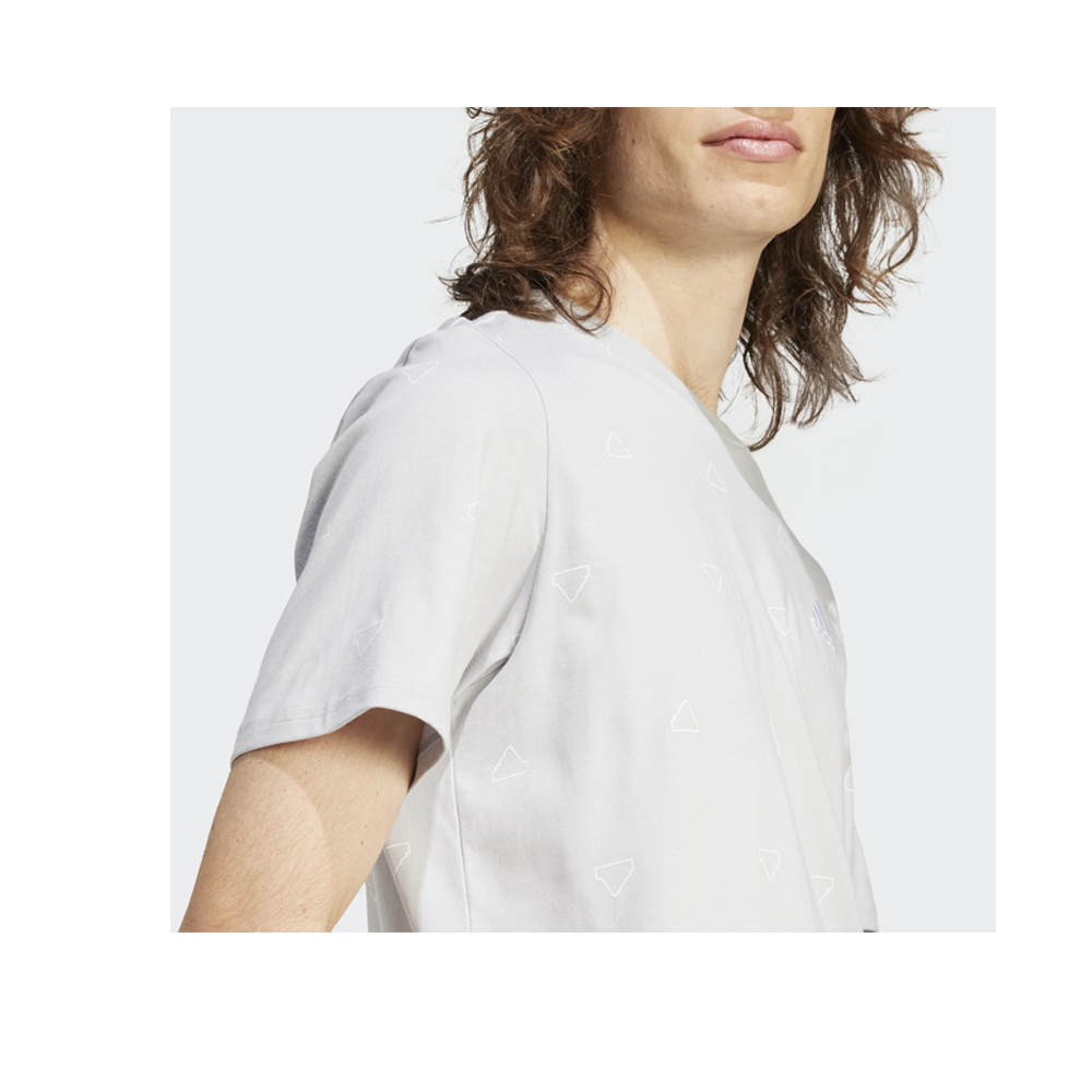 ADIDAS M Monogram Tee Single Jersey Ανδρικό T-Shirt - 5