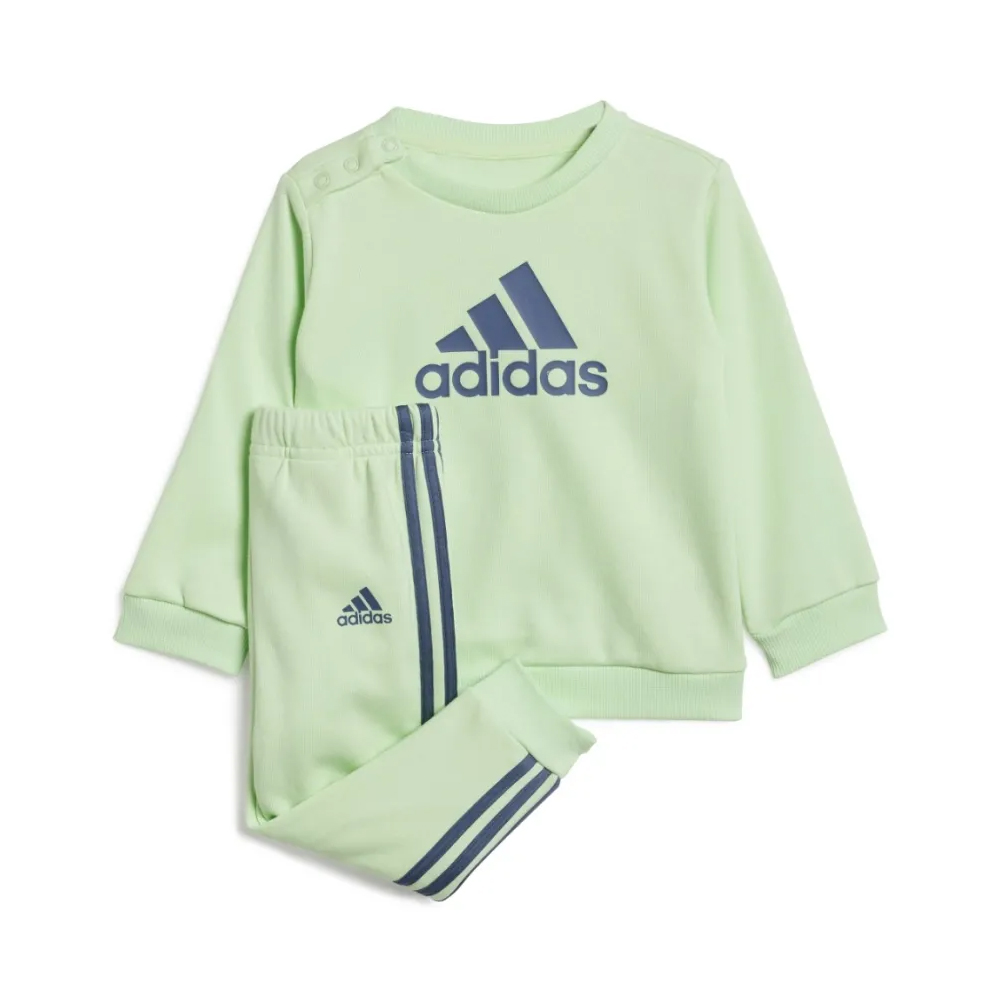 ADIDAS Sportswear Badge Of Sport French Terry Βρεφικό - Παιδικό Σετ Φόρμας - Πράσινο