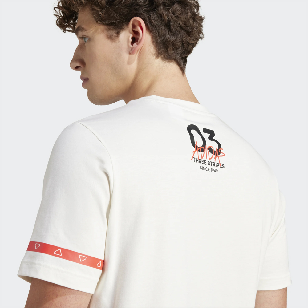 ADIDAS Brand Love Collegiate Graphic  Short Sleeve Tee Ανδρικό T-Shirt - 4