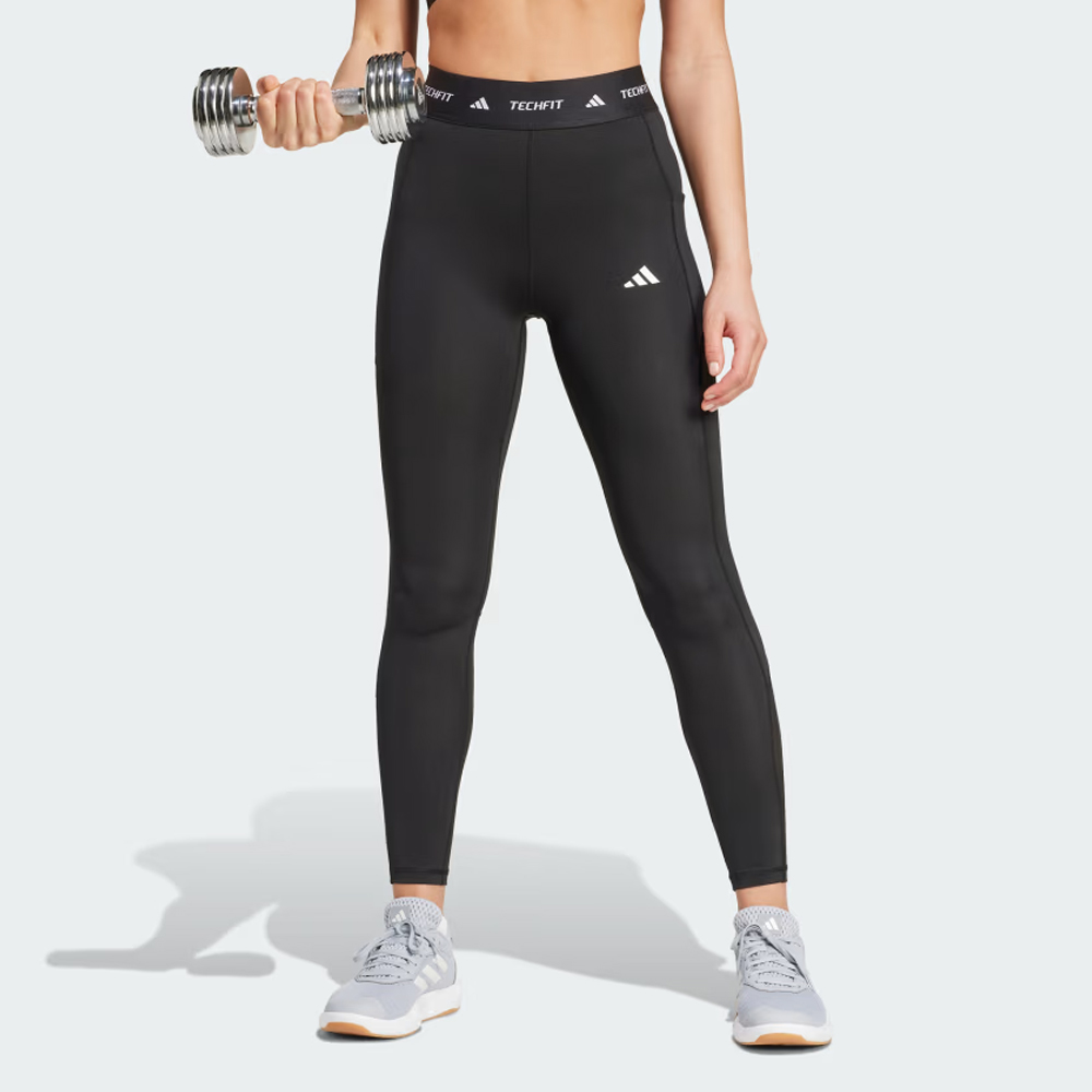 ADIDAS TechFit Stash Pocket Full-Lenght Leggings Γυναικείο Κολάν - Μαύρο