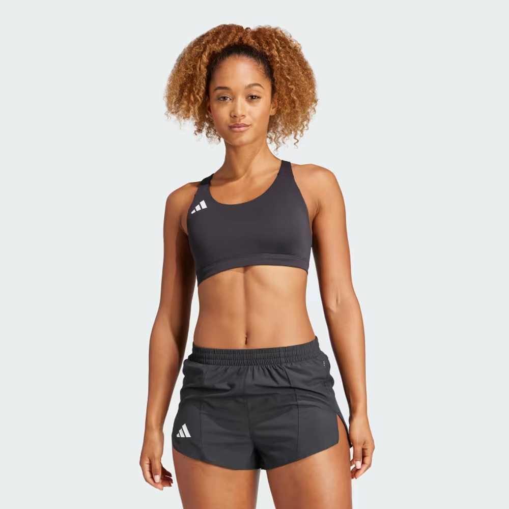 ADIDAS Adizero Essentials Run Medium-Support Bra Γυναικείο Μπουστάκι - Μαύρο