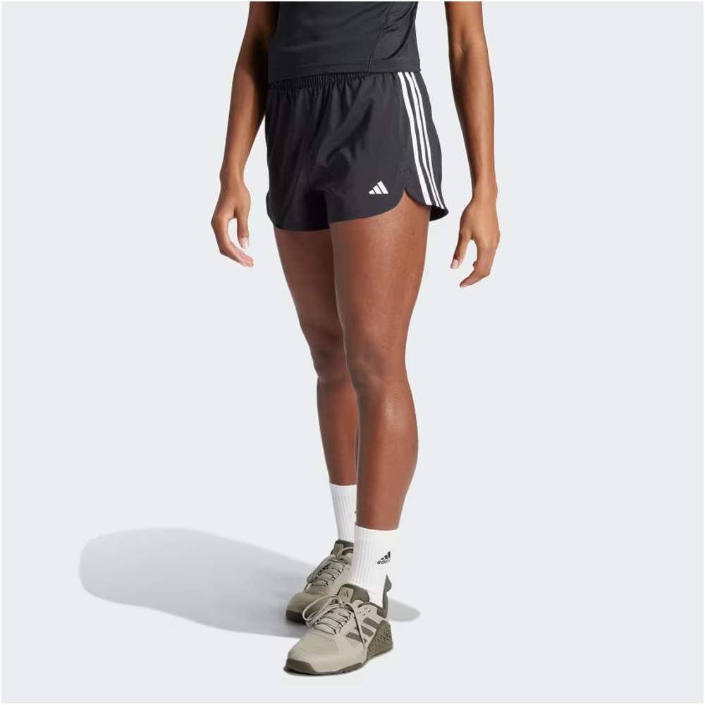 ADIDAS Pacer Training 3-Stripes Woven High Rise Shorts Γυναικείο Σορτς - 1