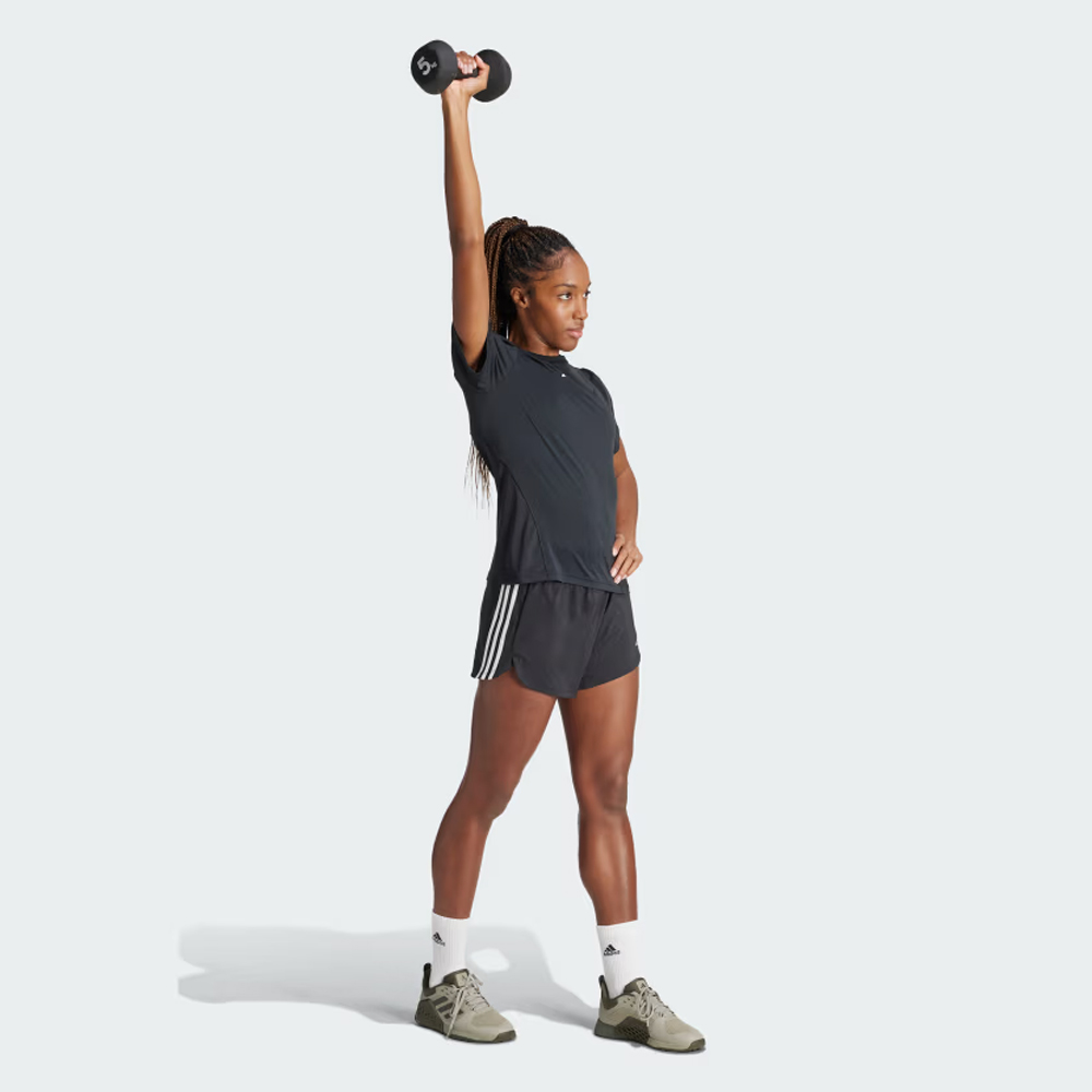 ADIDAS Pacer Training 3-Stripes Woven High Rise Shorts Γυναικείο Σορτς - 3