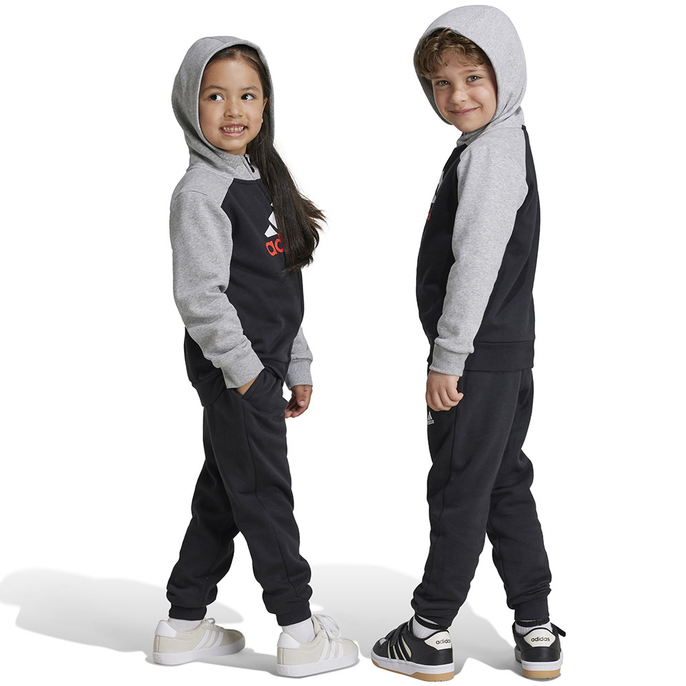 ADIDAS Big Logo Fleece Kids Tracksuit Παιδικό Σετ Φόρμα - Ζακέτα - 2