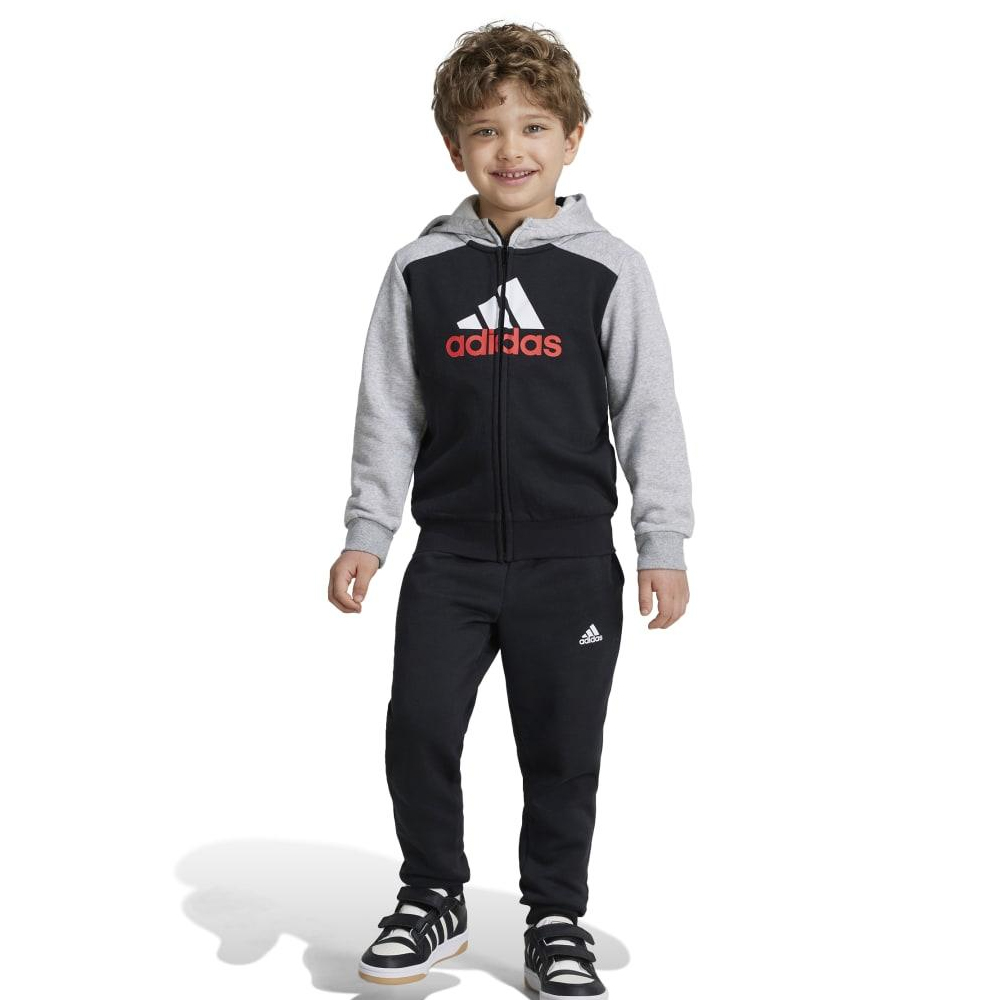 ADIDAS Big Logo Fleece Kids Tracksuit Παιδικό Σετ Φόρμα - Ζακέτα - 3