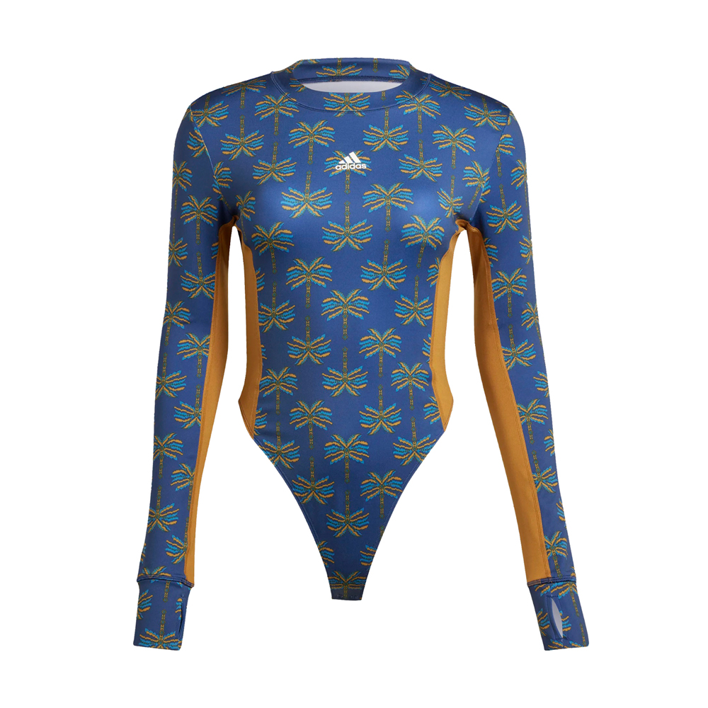 ADIDAS Farm Long-Sleeve Body Γυναικείο Κορμάκι - Μπλε