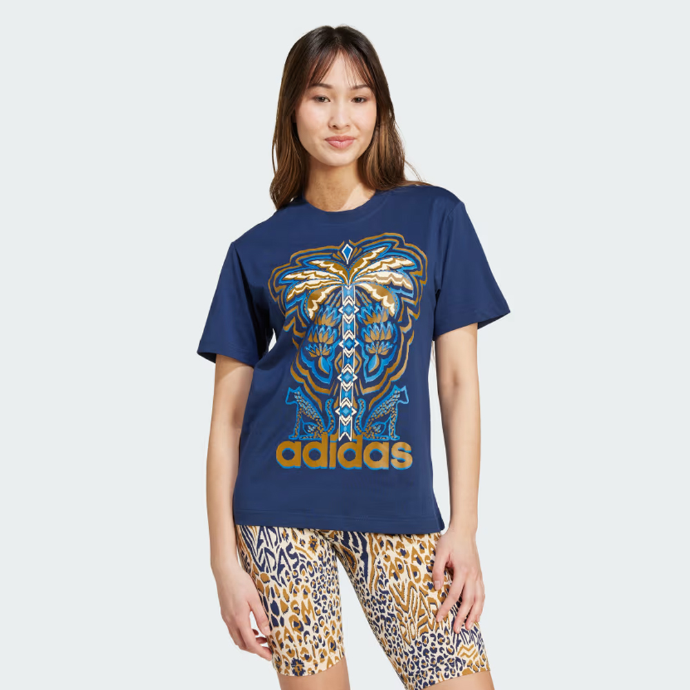 ADIDAS x FARM Rio Graphic Tee Γυναικείο T-Shirt - Μπλε