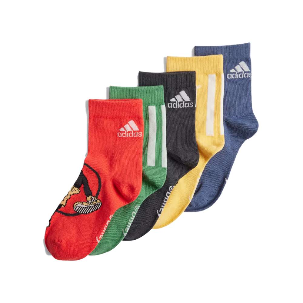 ADIDAS Disney Mickey Mouse 5 pairs Socks Παιδικές Κάλτσες 5 ζεύγη - Multi