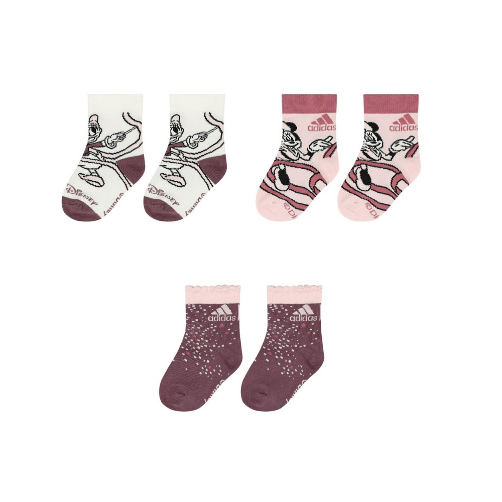 ADIDAS Disney Minnie Mouse 3 pairs Socks Παιδικές Κάλτσες 3 ζεύγη - 2