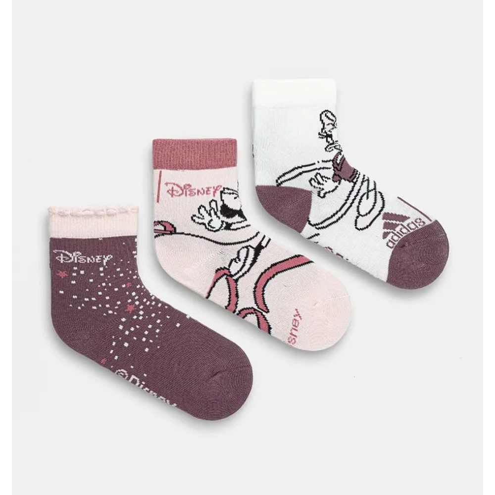 ADIDAS Disney Minnie Mouse 3 pairs Socks Παιδικές Κάλτσες 3 ζεύγη - 3