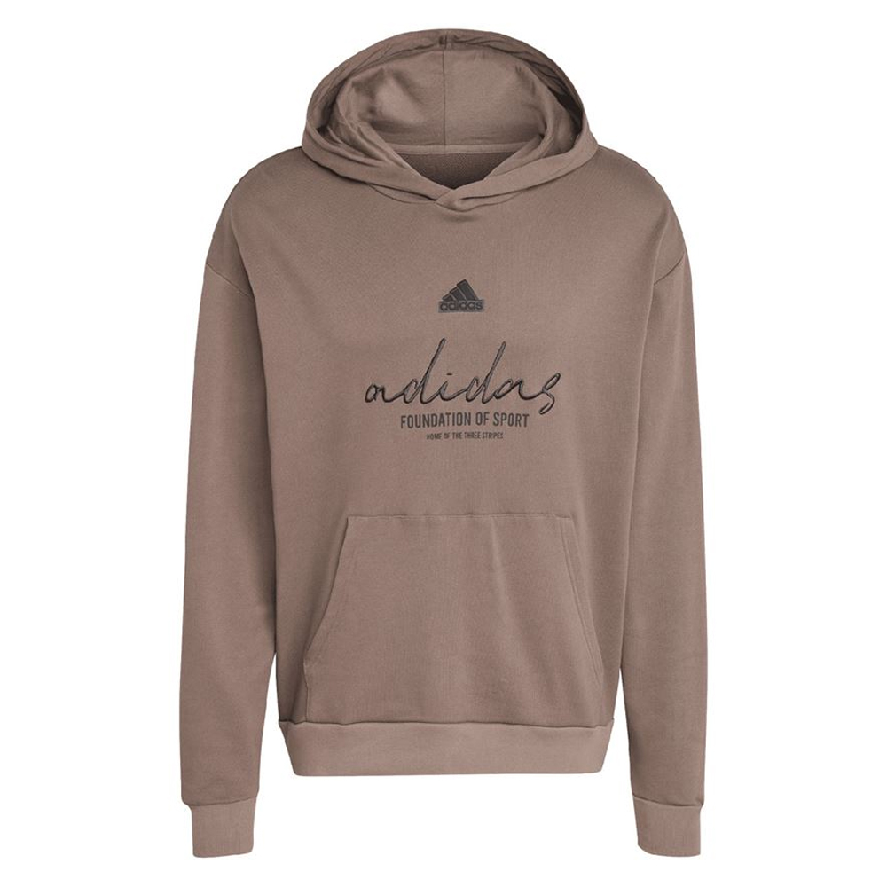 ADIDAS Brand Love French Terry Hoodie Ανδρικό Φούτερ με κουκούλα  - 5
