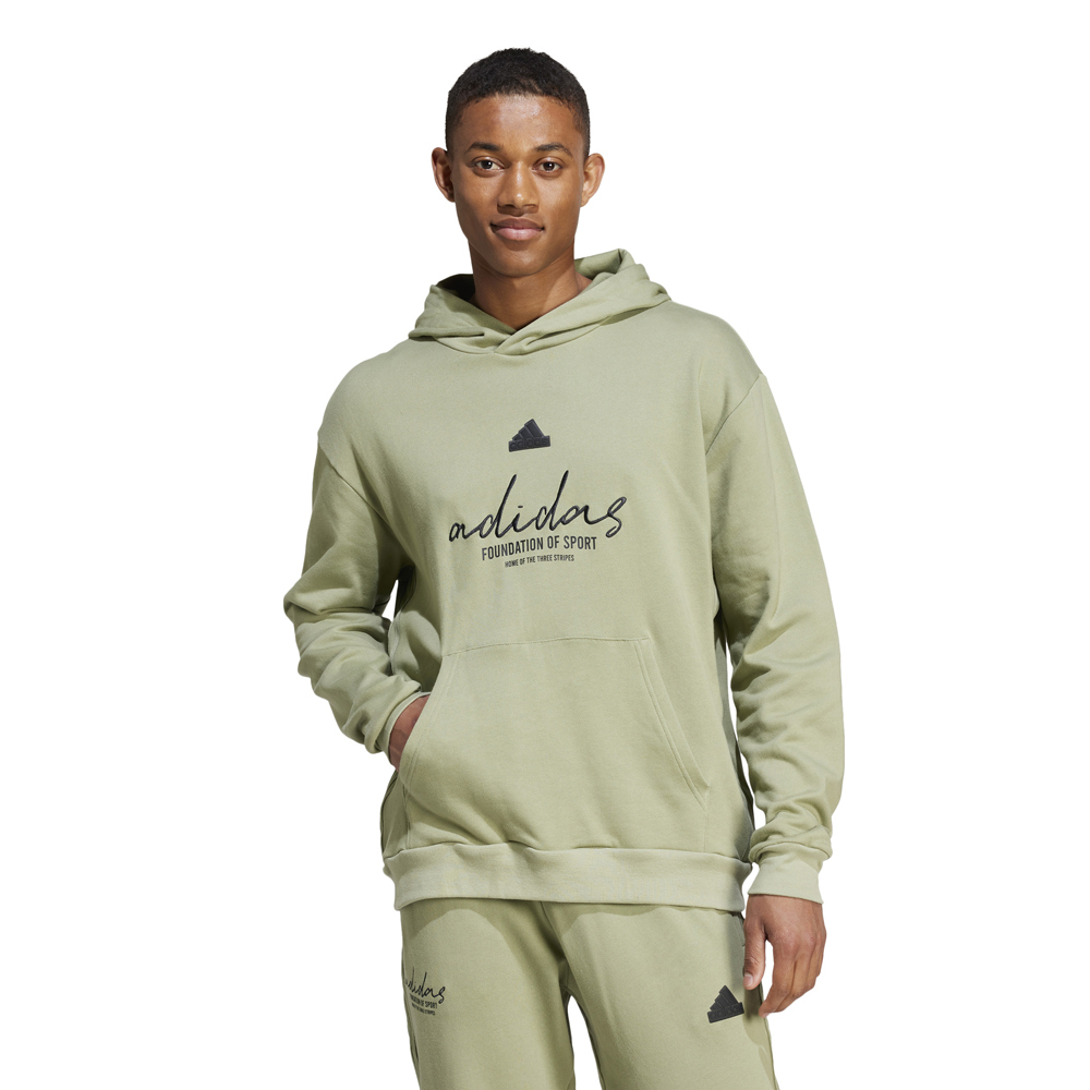 ADIDAS Brand Love French Terry Hoodie Ανδρικό Φούτερ  - 1