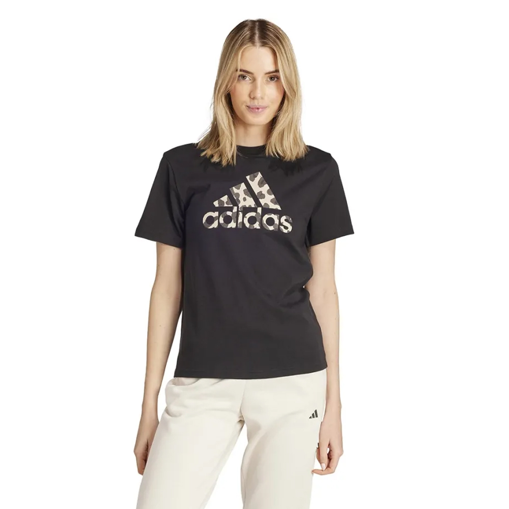 ADIDAS Women's Animal Tee Γυναικείο T-Shirt - Μαύρο