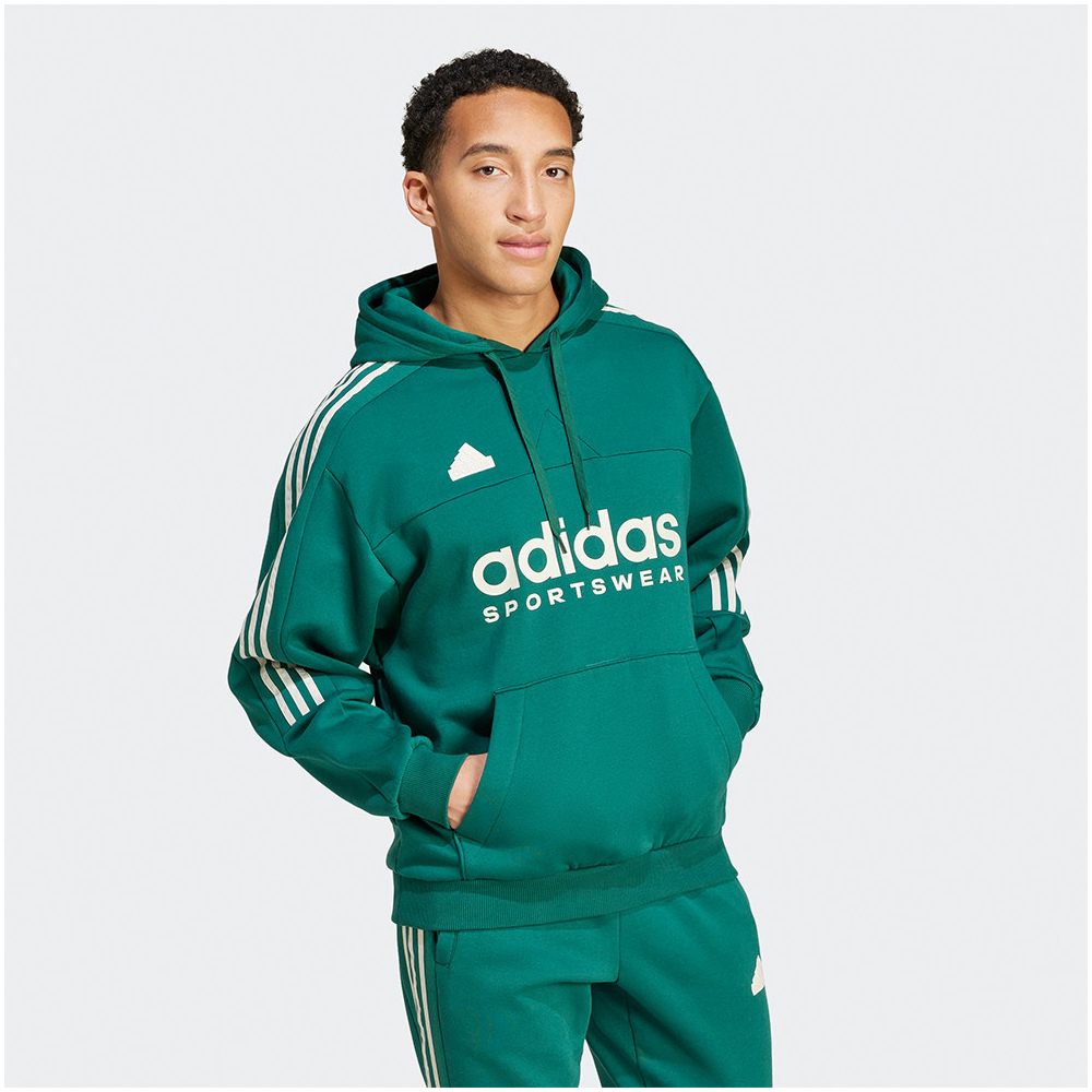 ADIDAS Men's Tiro Fleece Hoodie Ανδρικό Φούτερ με κουκούλα - 4