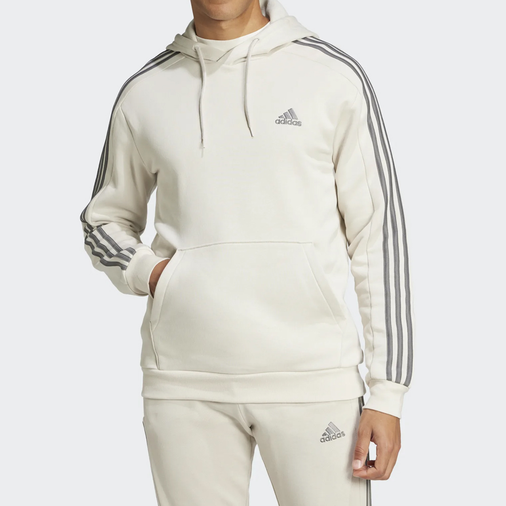 ADIDAS Men's 3-Stripes Fleec Hoodie Ανδρικό Φούτερ με κουκούλα - 1