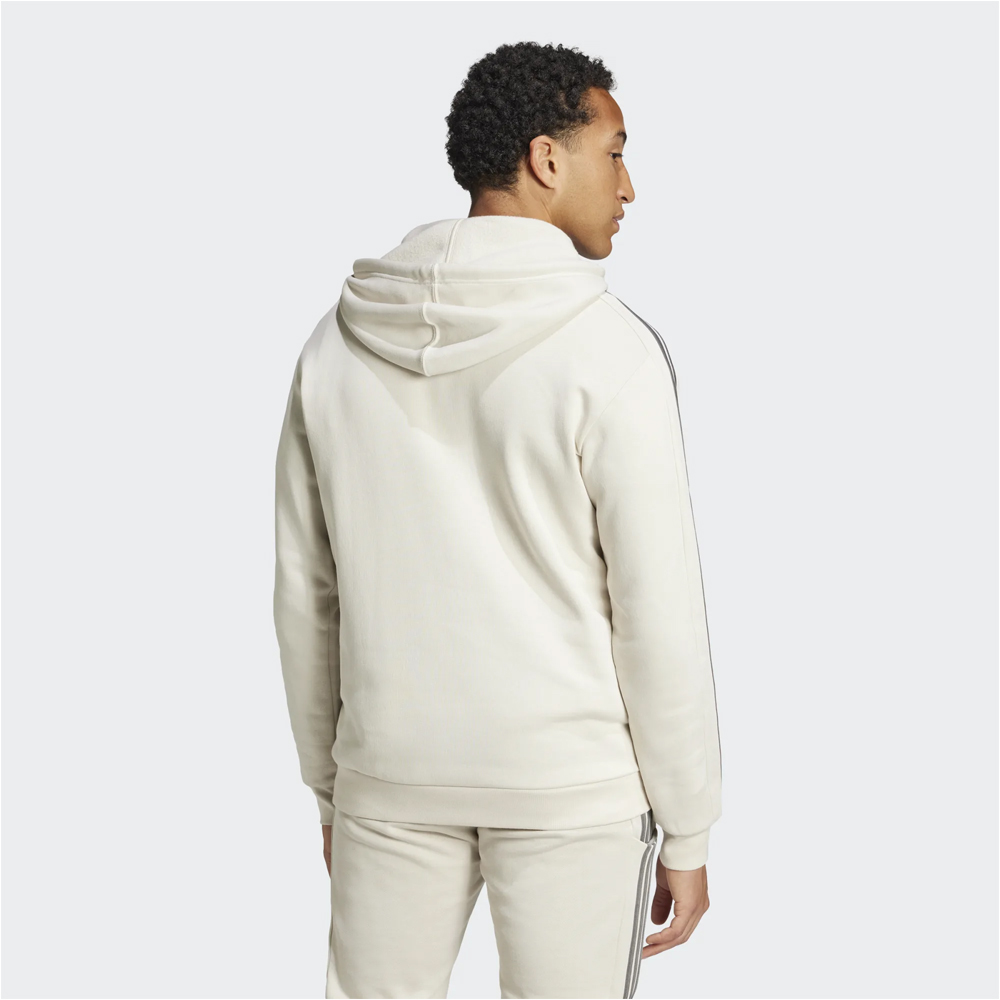 ADIDAS Men's 3-Stripes Fleec Hoodie Ανδρικό Φούτερ με κουκούλα - 2