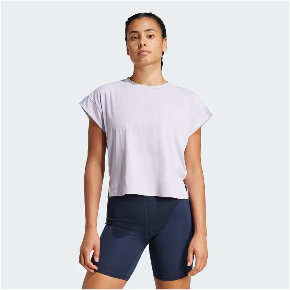 ADIDAS Studio Tee Γυναικείο T-Shirt - Μωβ